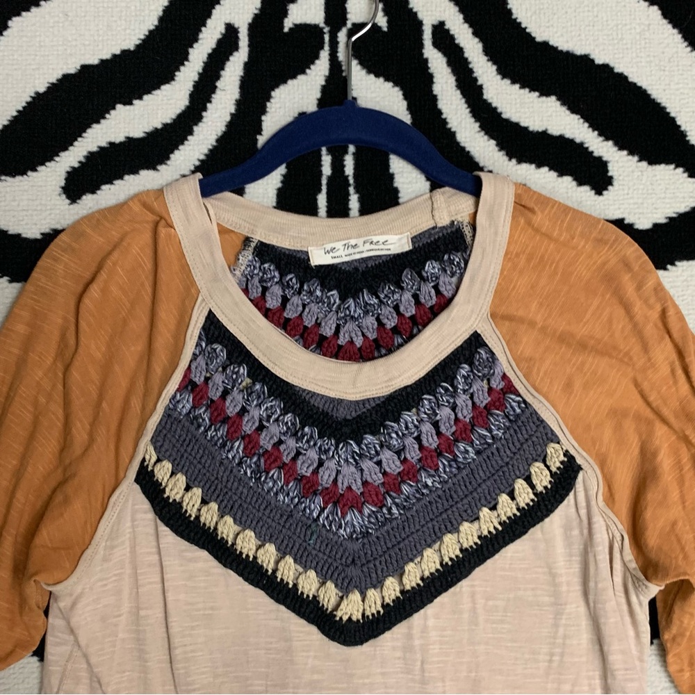 Free People Spring Bound Crochet Top Size Small - Picture 11 of 16